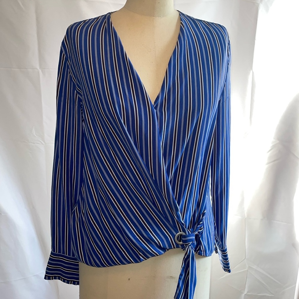Rag and Bone long sleeve striped blouse size Small